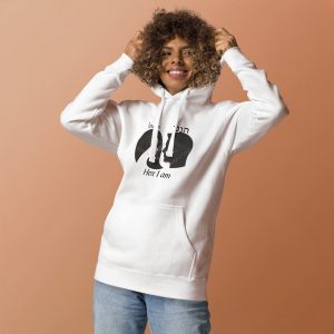 Here I am “Hineni” Unisex Hoodie