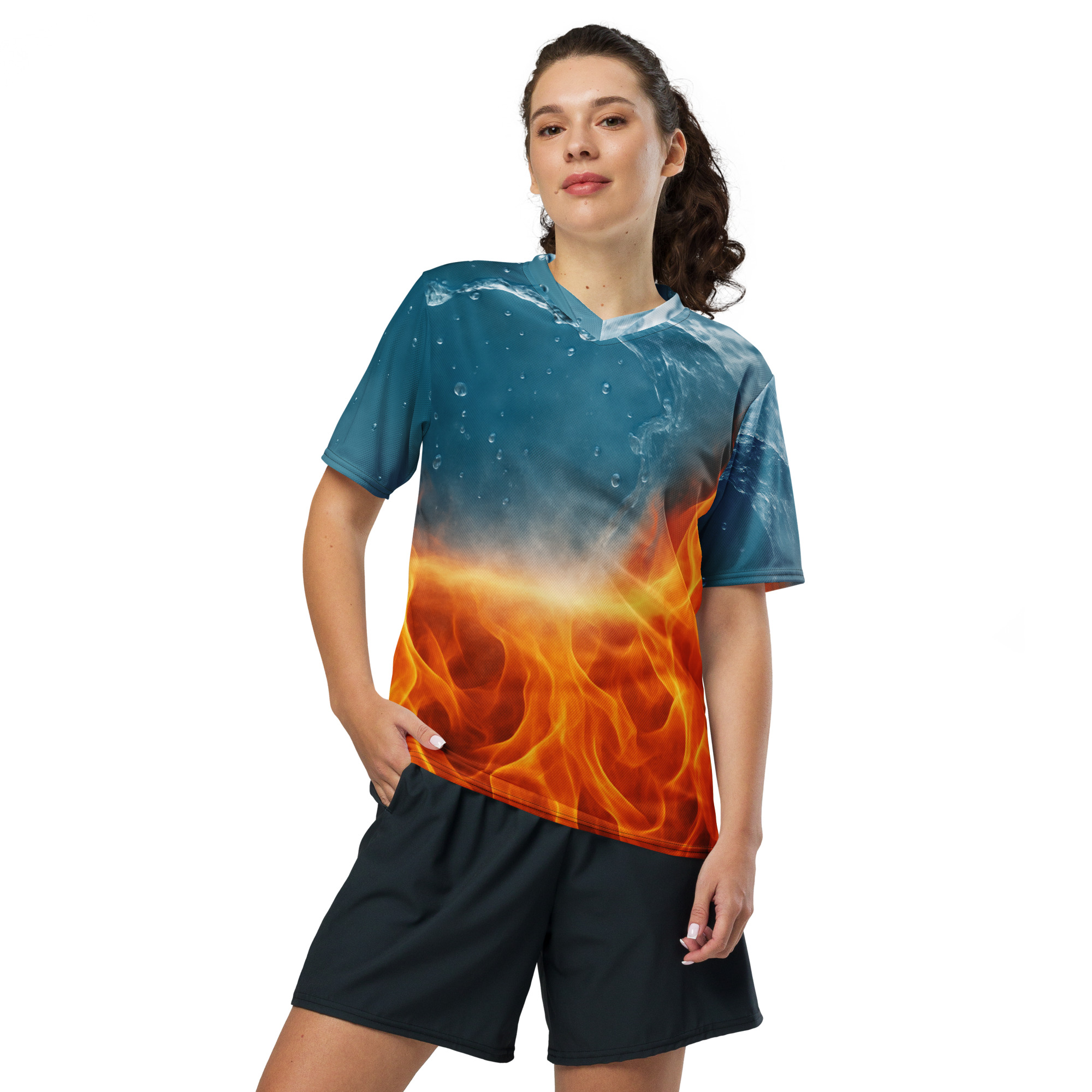Elements Recycled unisex sports jersey - Image 3