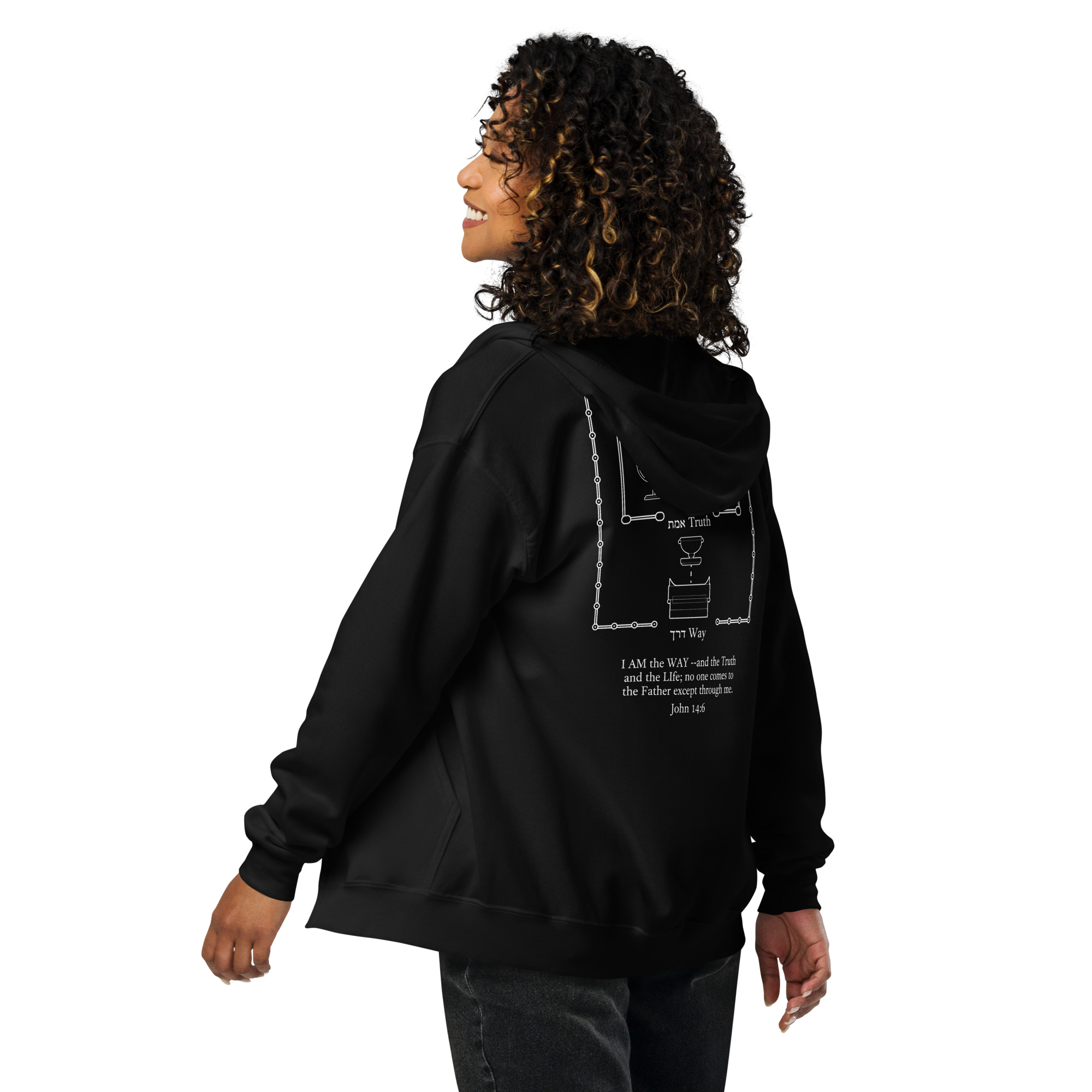 The “Mischkan” Tabernacle Unisex Heavy Blend Zip Hoodie